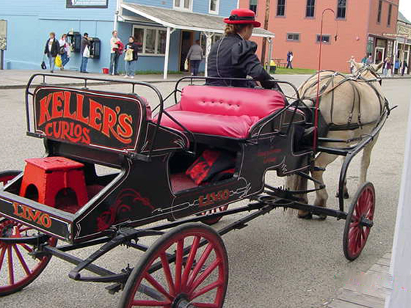 horse and buggy in Skagway
